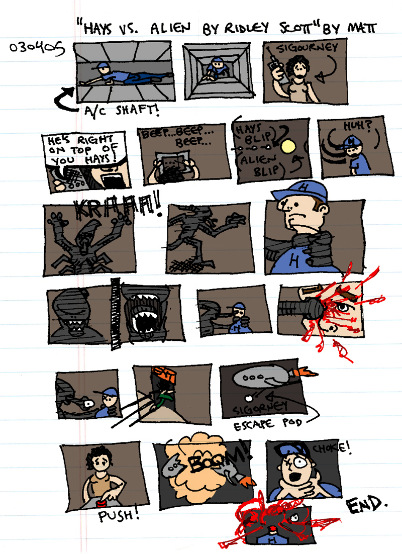 hays vs. alien (by ridley scott)