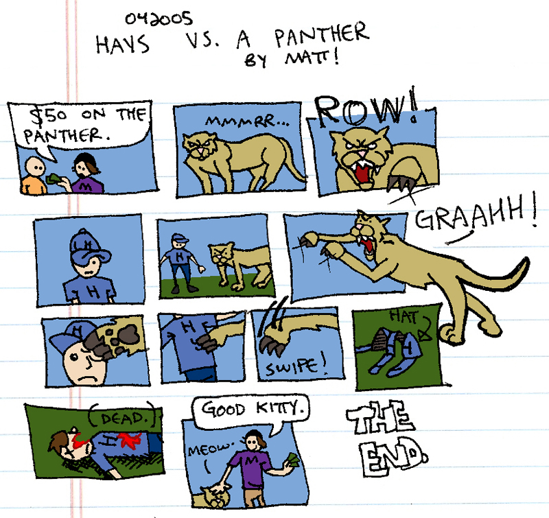 hays vs. a panther