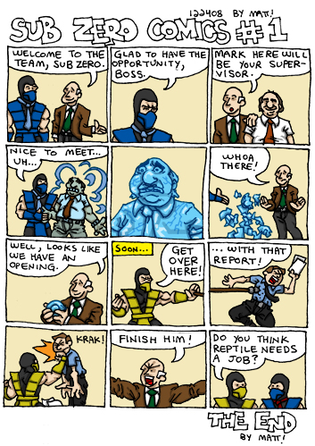 sub-zero comics #1