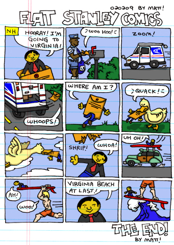 flat stanley comics #1