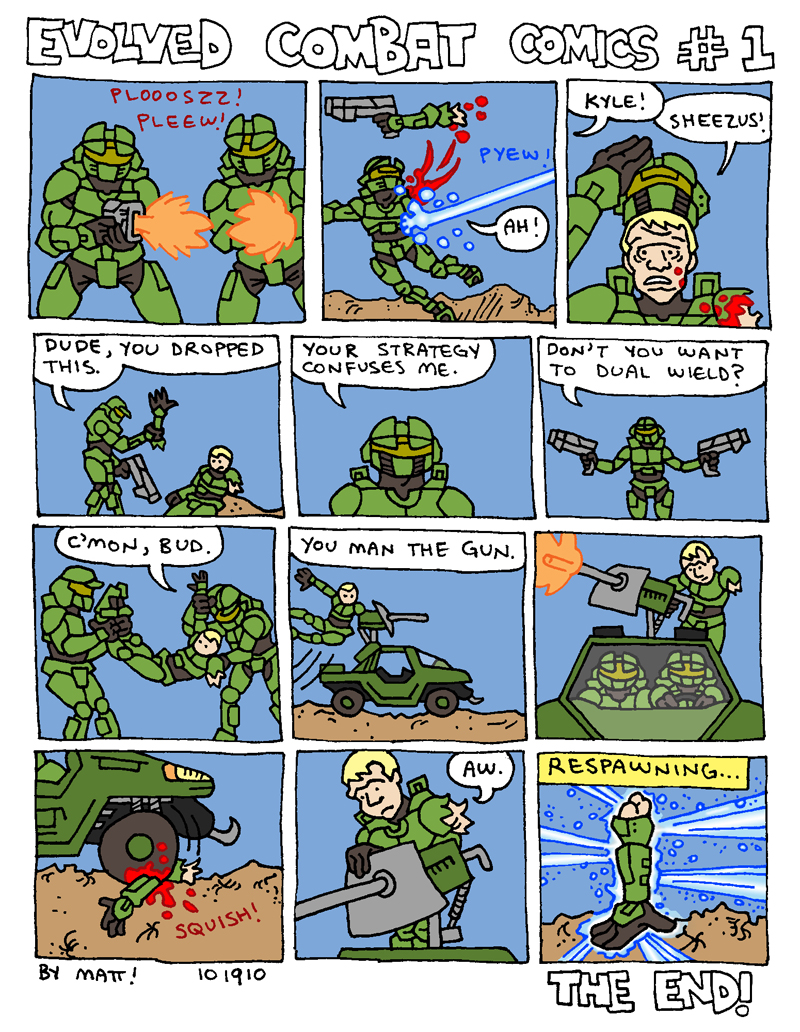 evolved combat comics #1