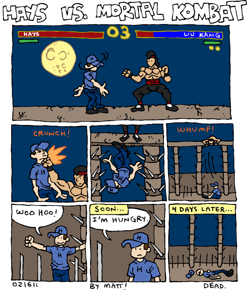hays vs. mortal kombat