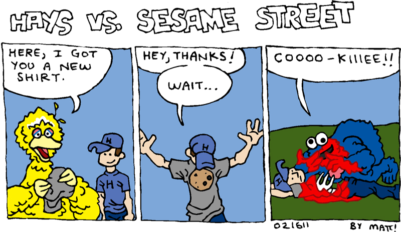hays vs. sesame street