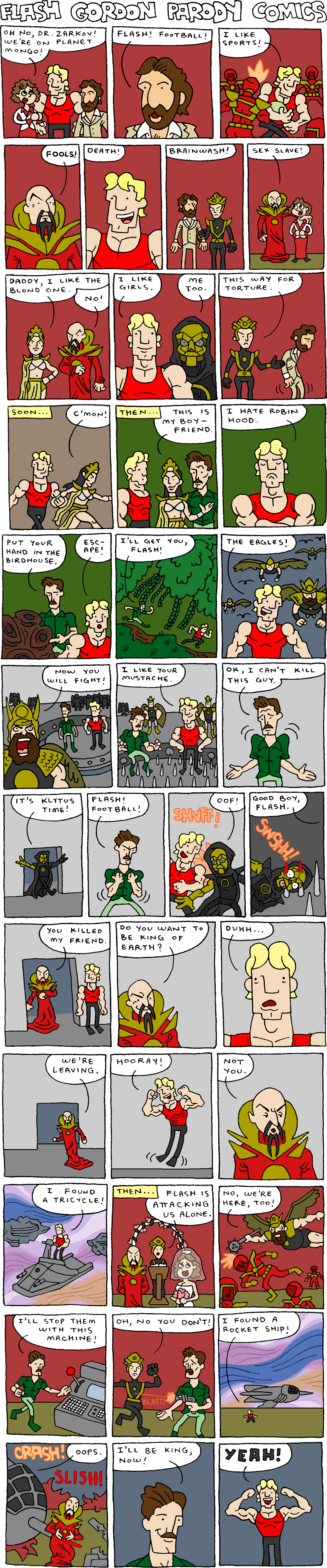 flash gordon parody comics #1