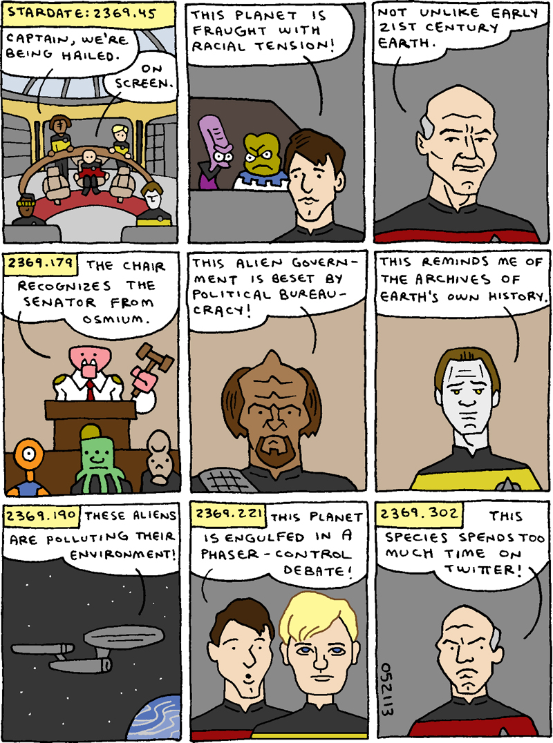 star trek parody comics #1