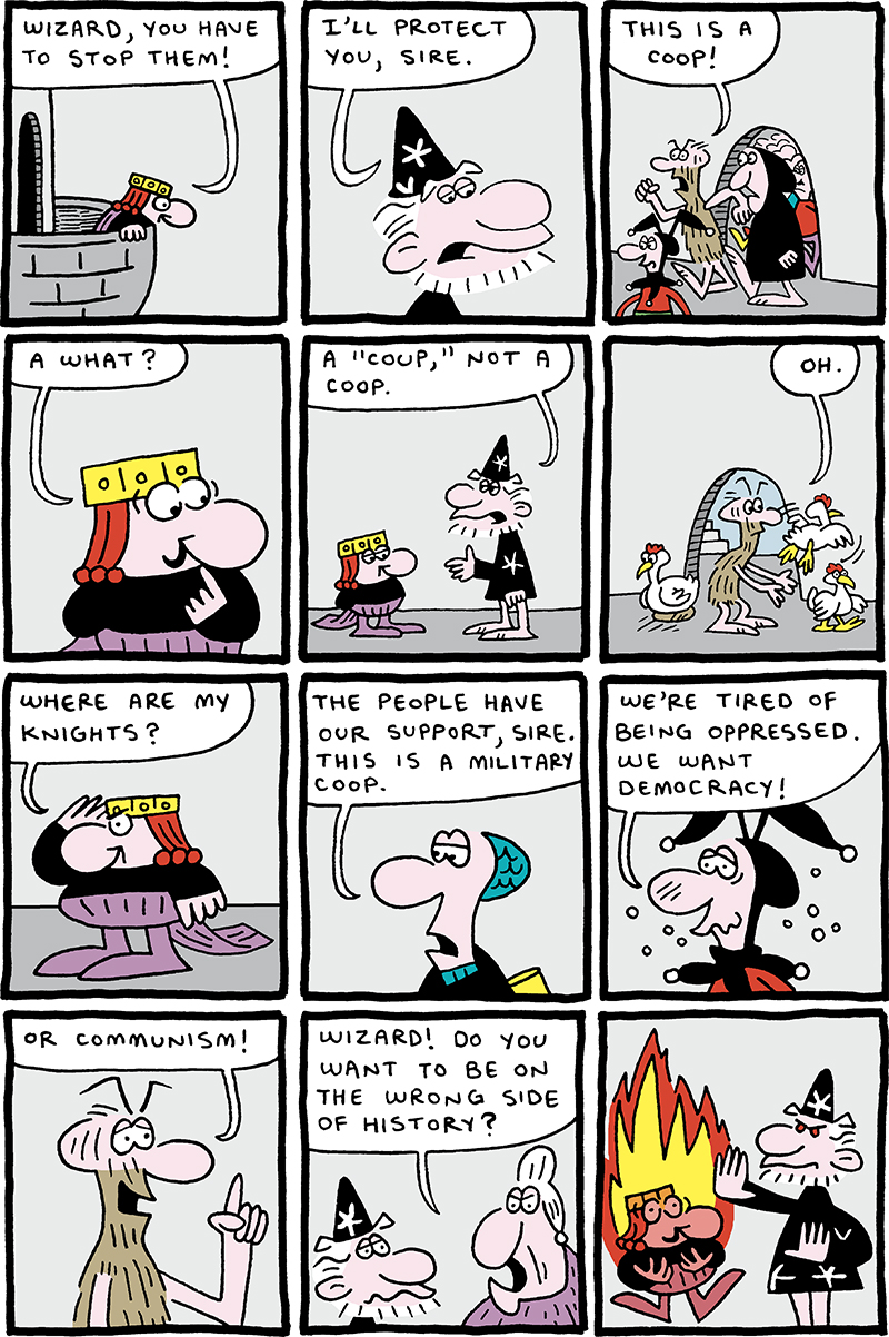 gritty reboot comics: the wizard of id