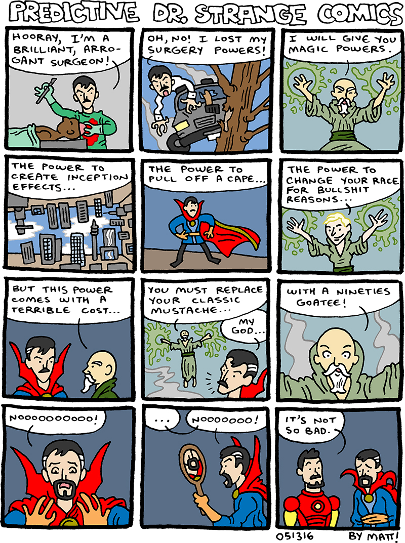 movie prediction comics: doctor strange