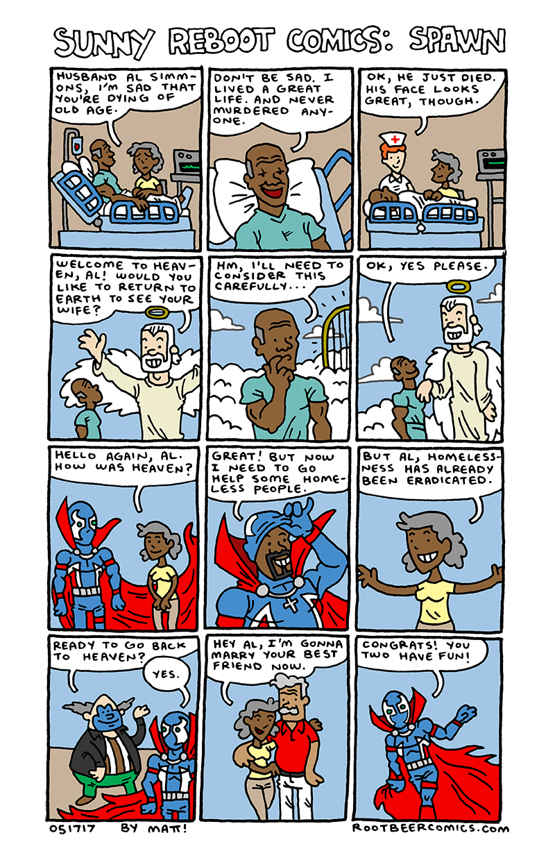 sunny reboot comics: spawn