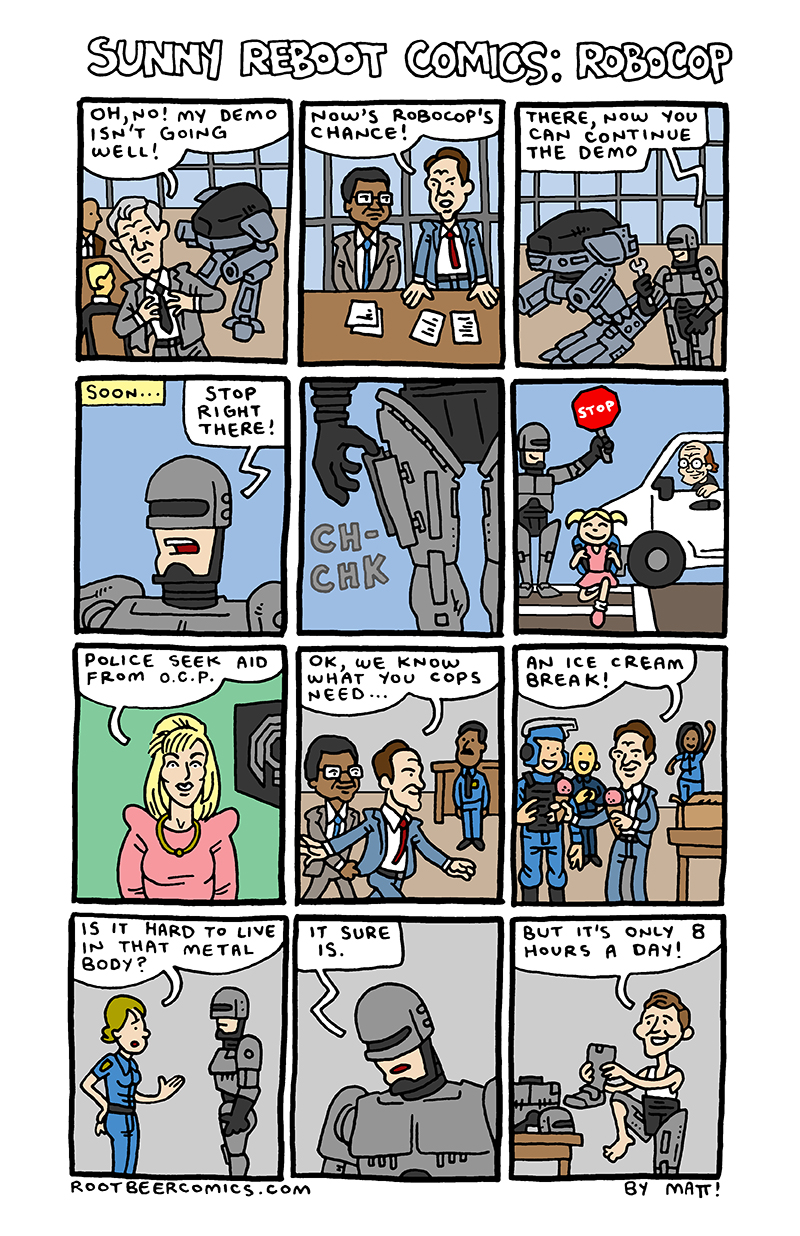 sunny reboot comics: robocop