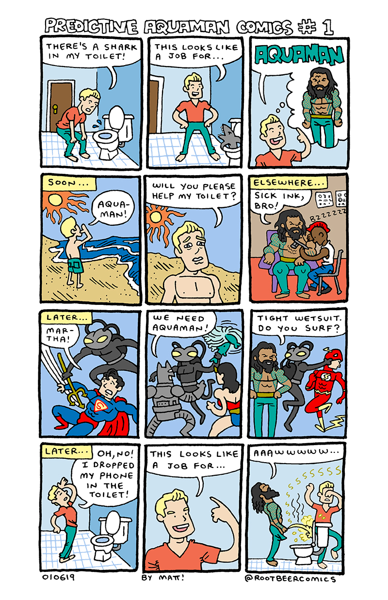 movie prediction comics: aquaman
