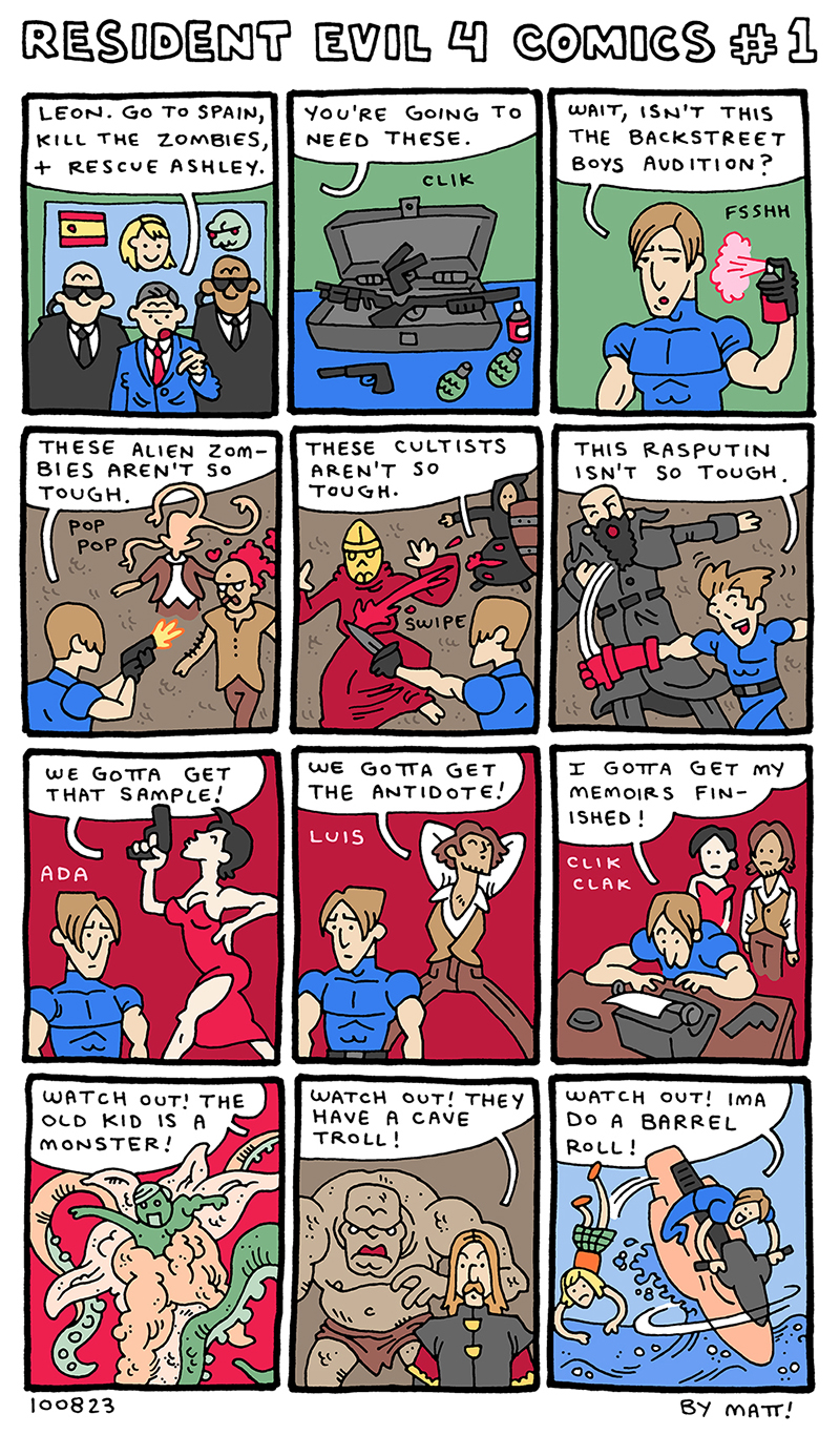 resident evil 4 comics #1