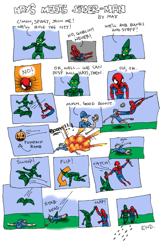 hays meets spider-man