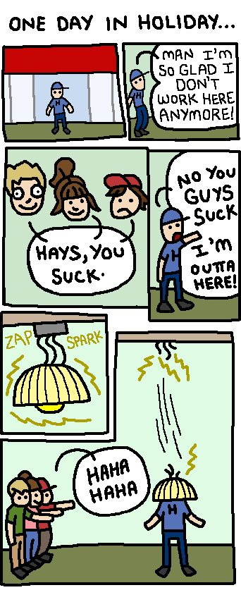 hays vs. holiday dept. store
