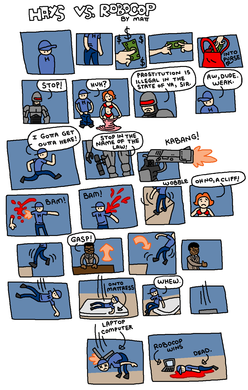 hays vs. robocop