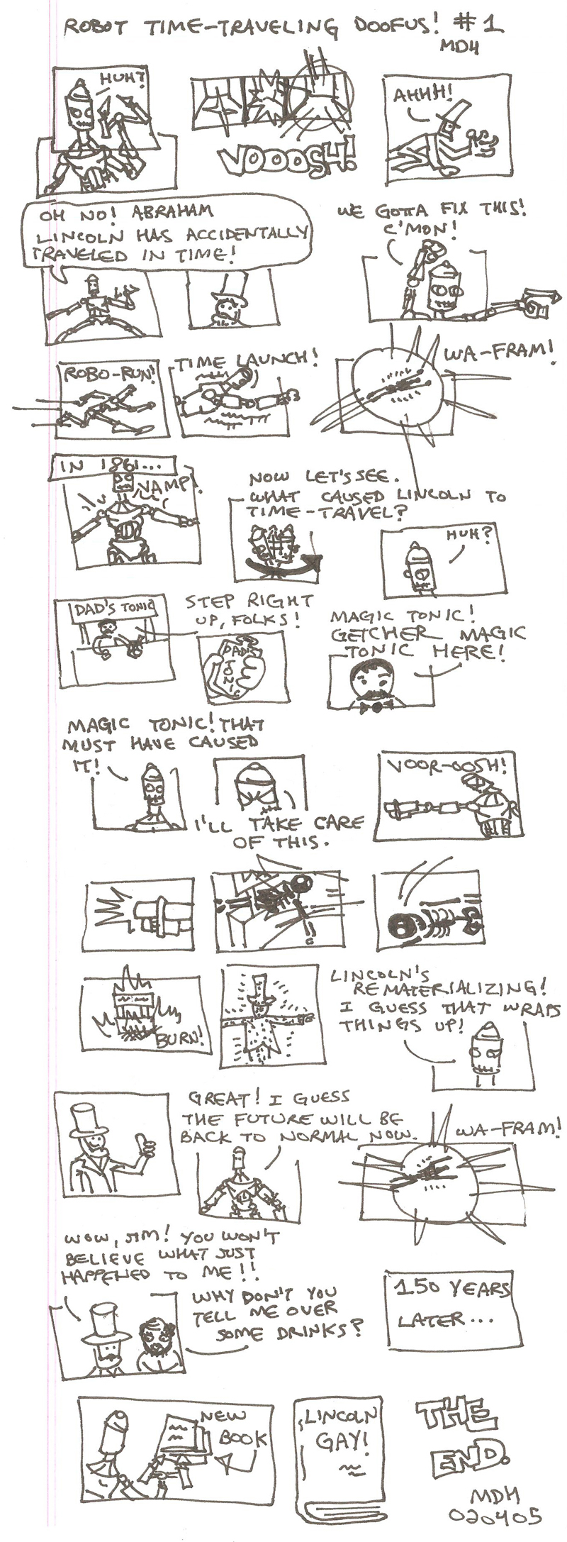 robot time-traveling doofus #1