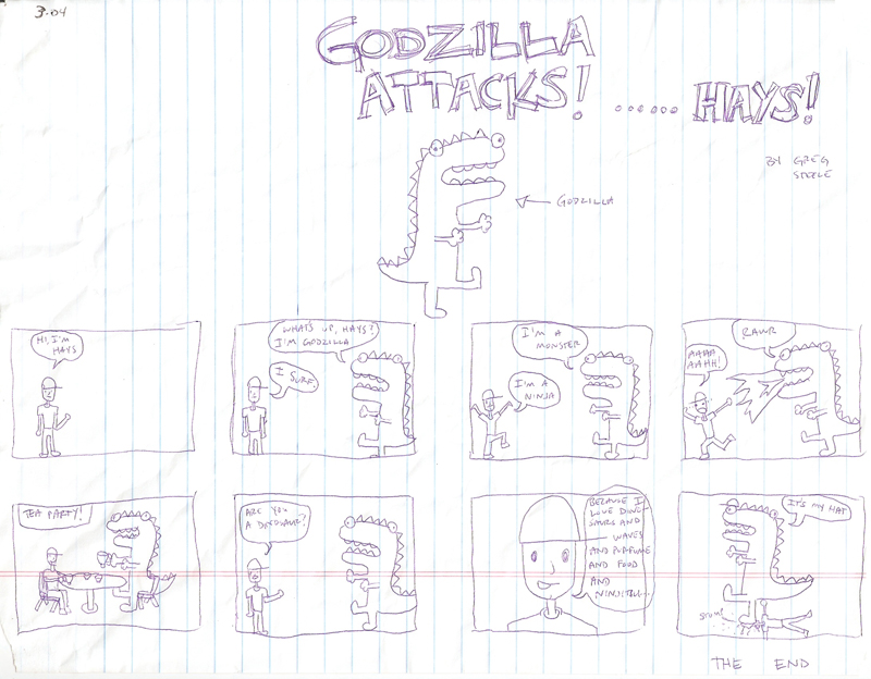 godzilla attacks hays