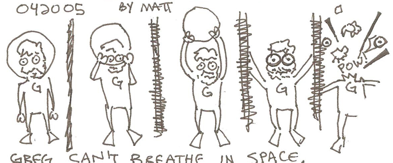 greg in space