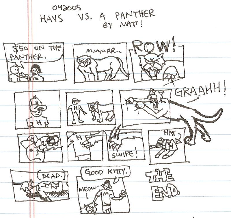 hays vs. a panther
