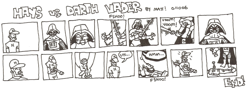 hays vs. darth vader