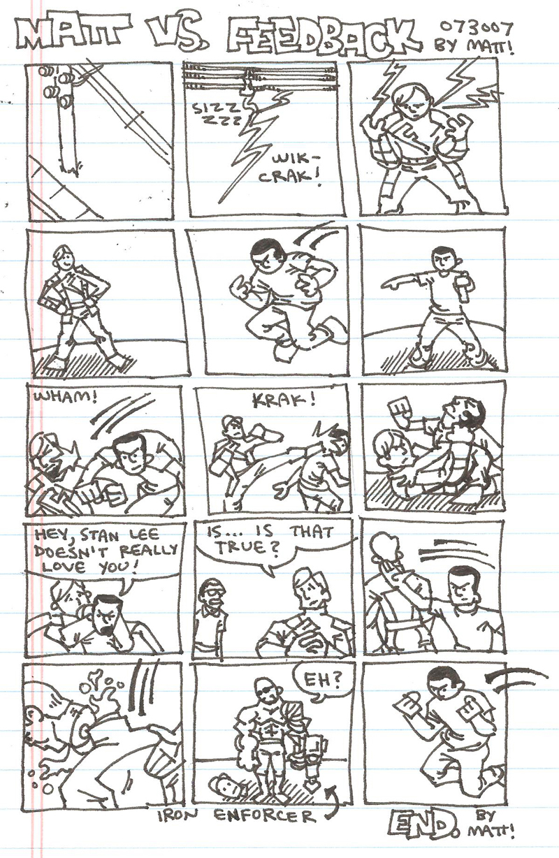 matt vs. feedback