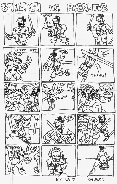 samurai vs. predator