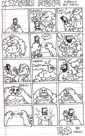 monster fight!