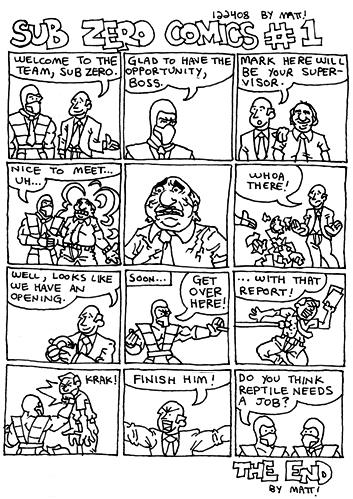 sub-zero comics #1