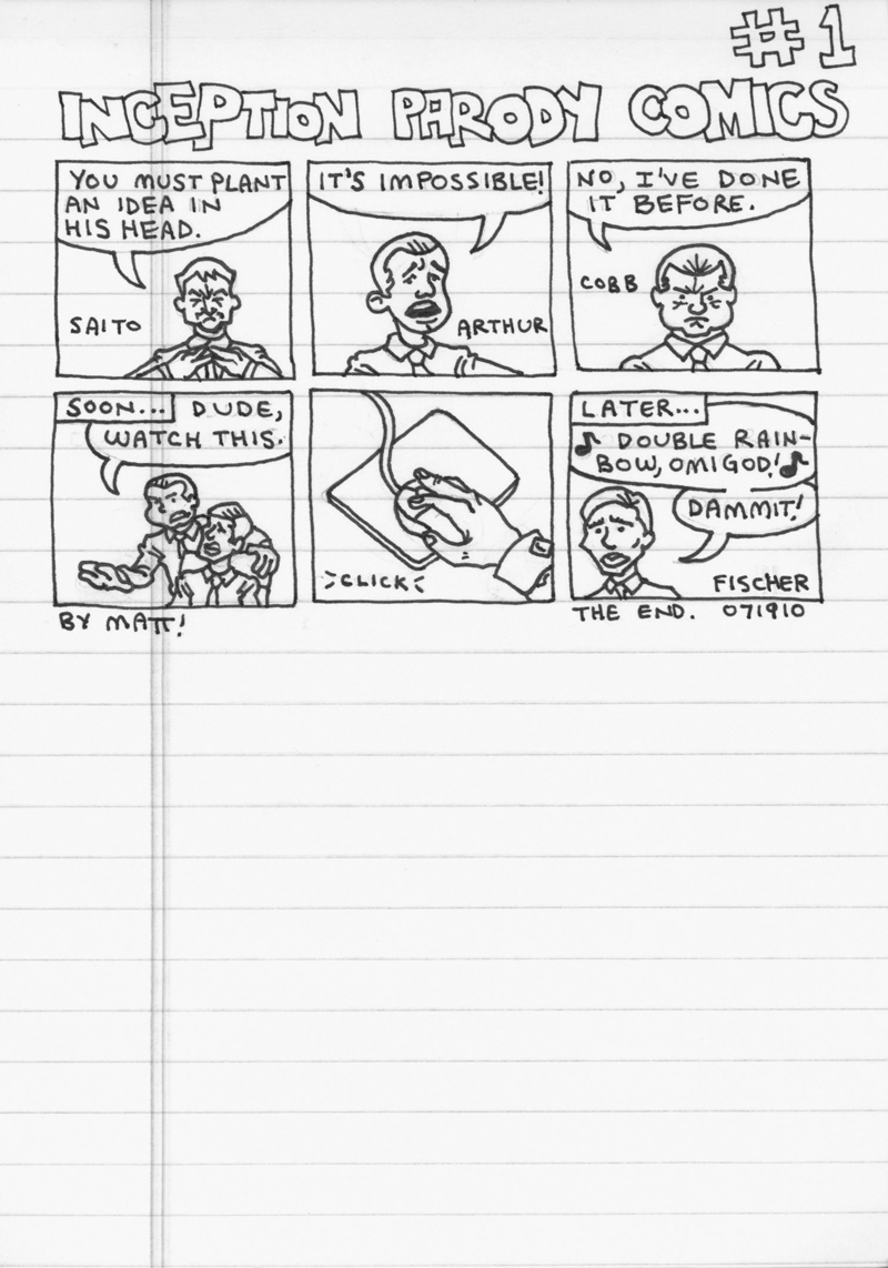 inception parody comics #1