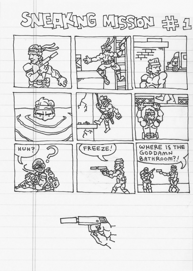 sneaking mission comics #1