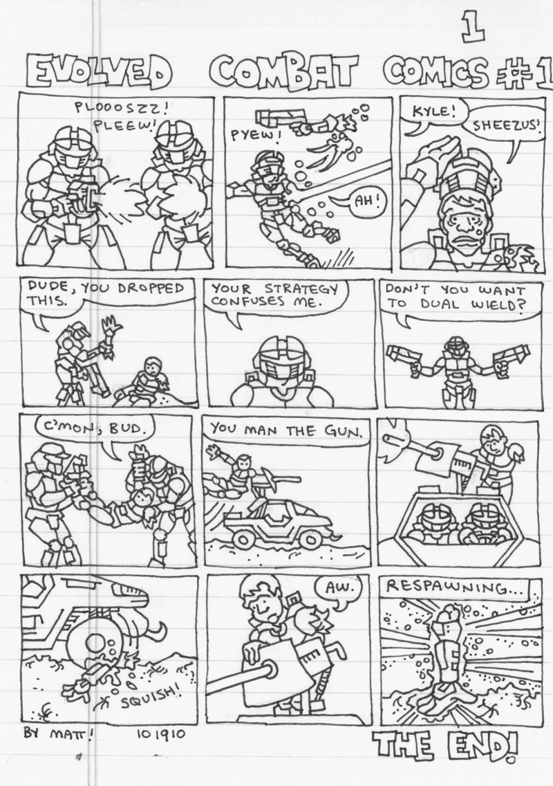 evolved combat comics #1