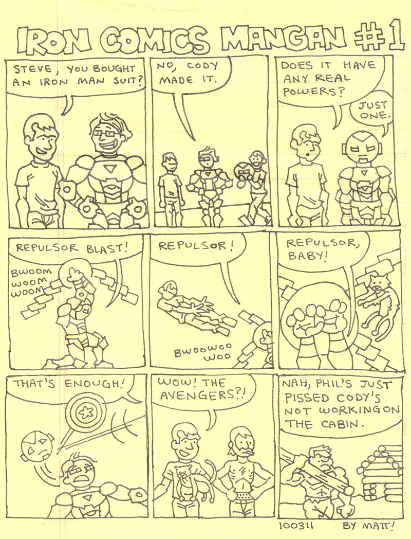 iron mangan comics #1