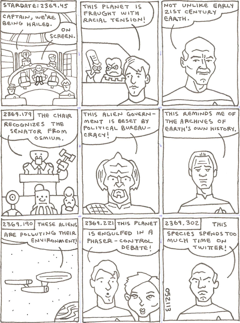 star trek parody comics #1