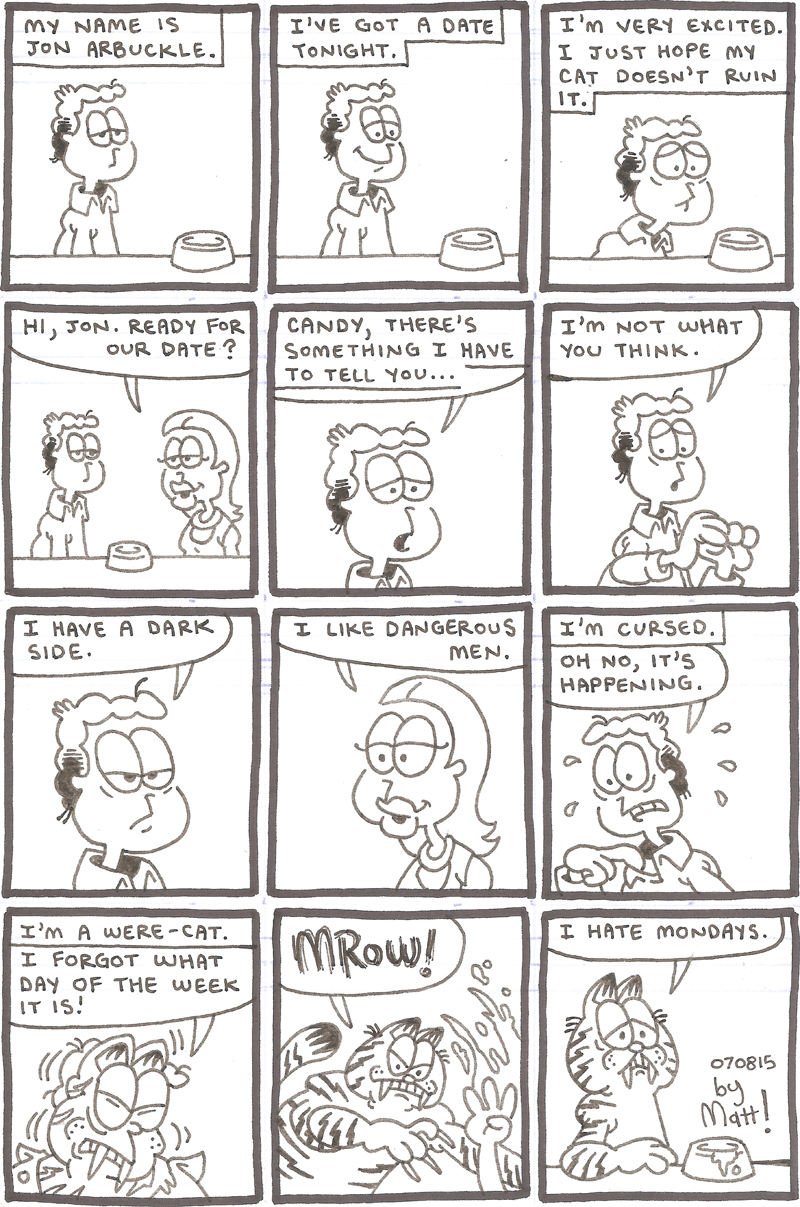 gritty reboot comics: garfield