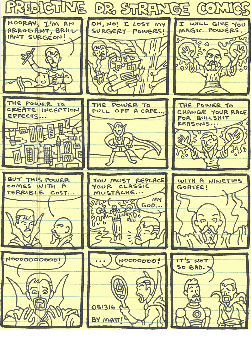 movie prediction comics: doctor strange
