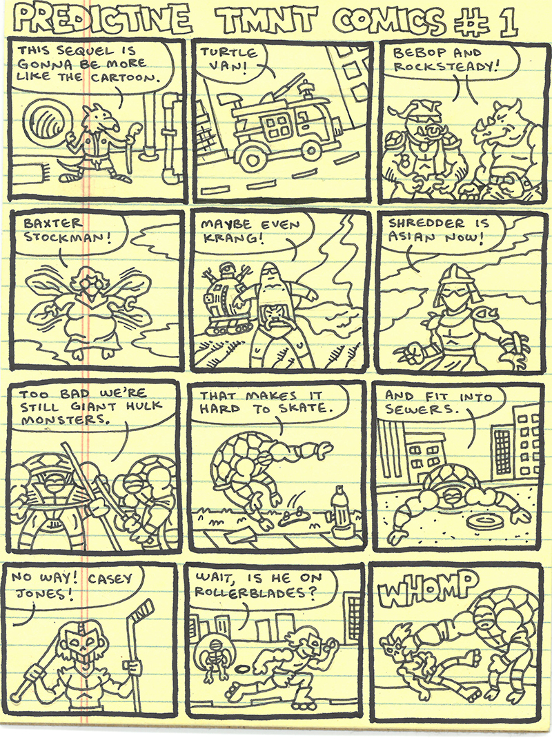 movie prediction comics: tmnt: out of the shadows