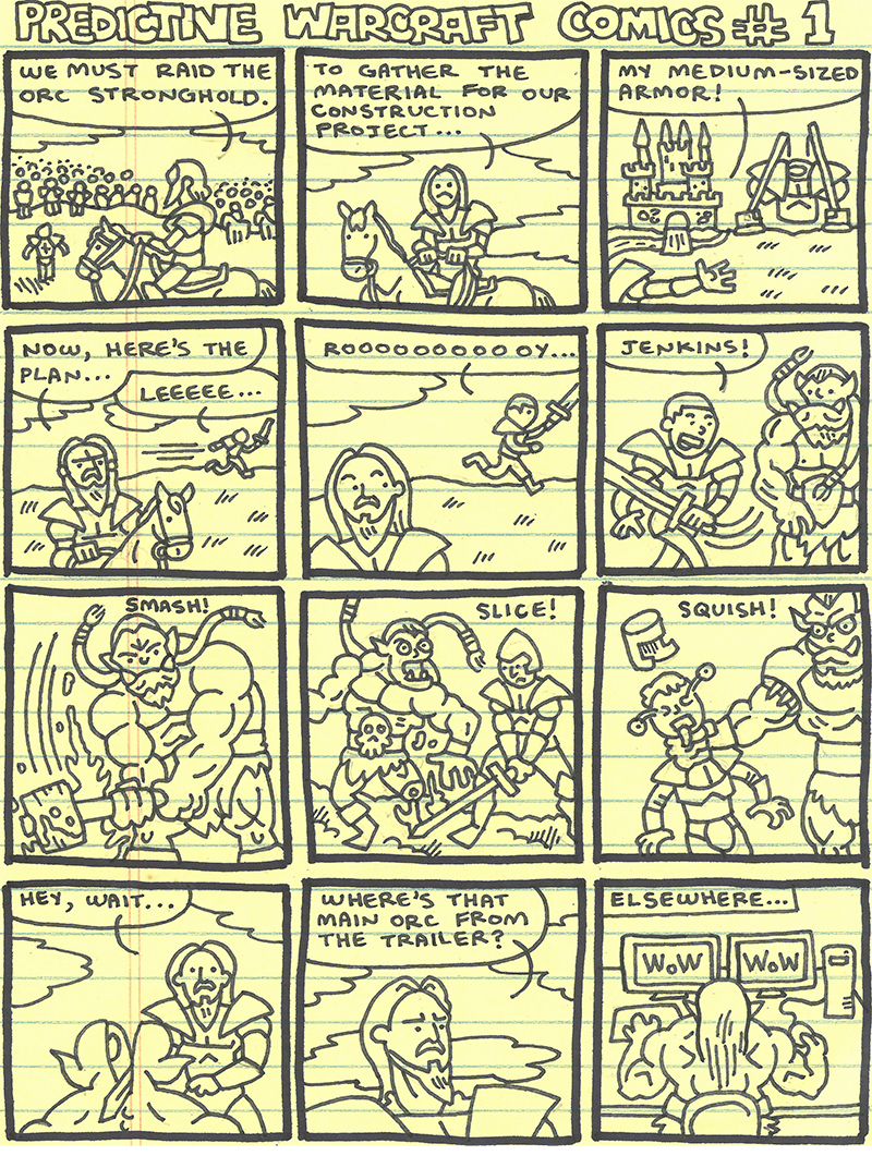movie prediction comics: warcraft