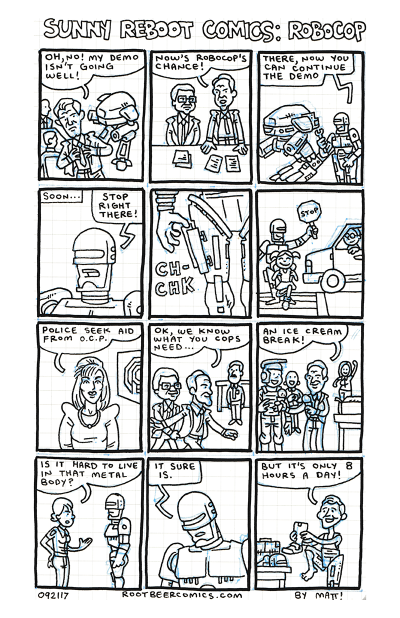 sunny reboot comics: robocop