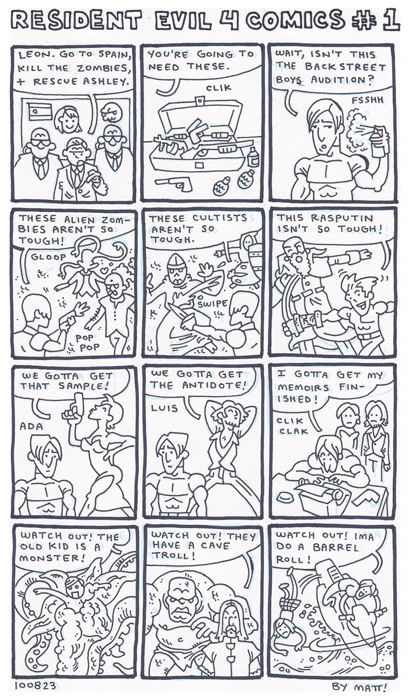 resident evil 4 comics #1