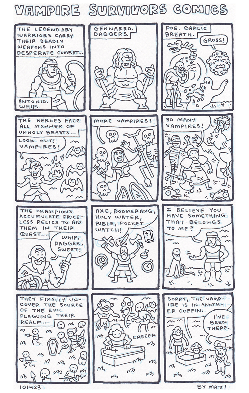 vampire survivors comics #1