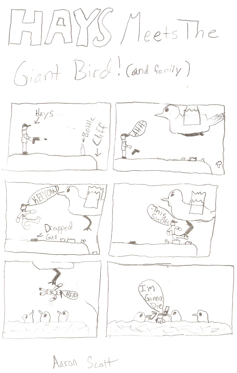 hays meets the giant bird