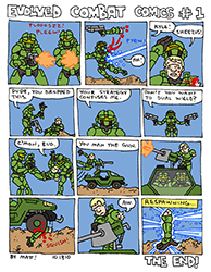 evolved combat comics #1