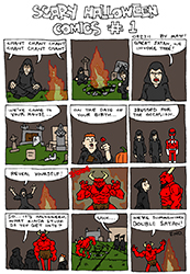 scary halloween comics #1