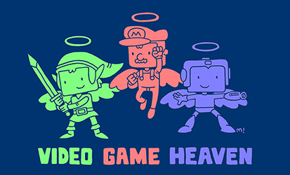 video game heaven t-shirt