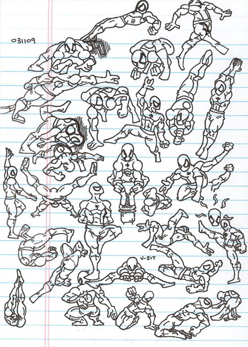 spider-man practice