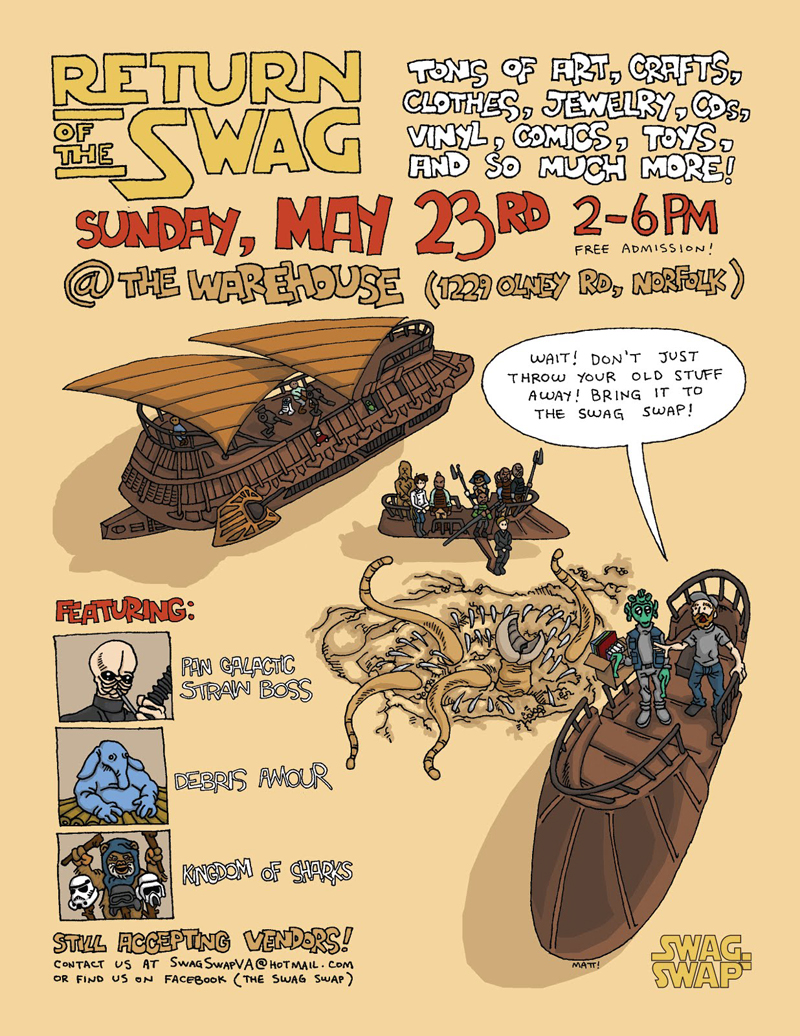 swag swap flyer