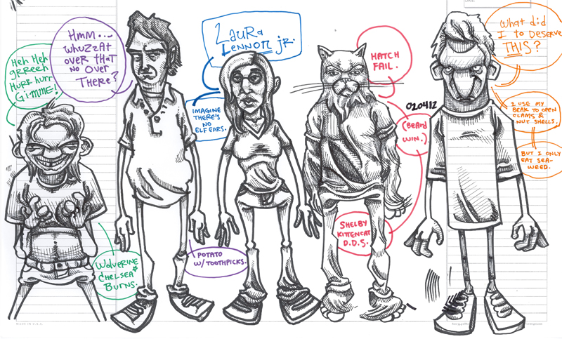 anatomical distortions