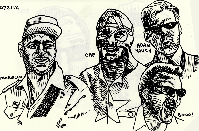 magazine drawings, day one