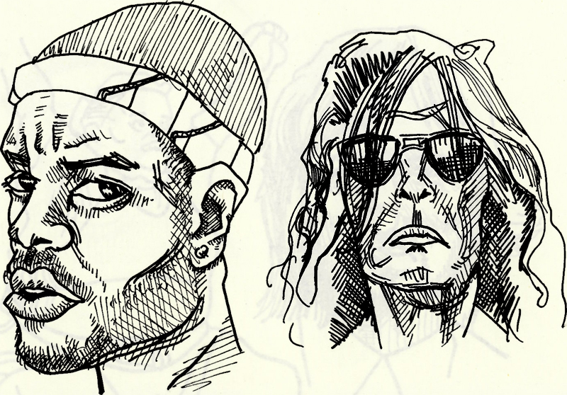 magazine drawings, day two