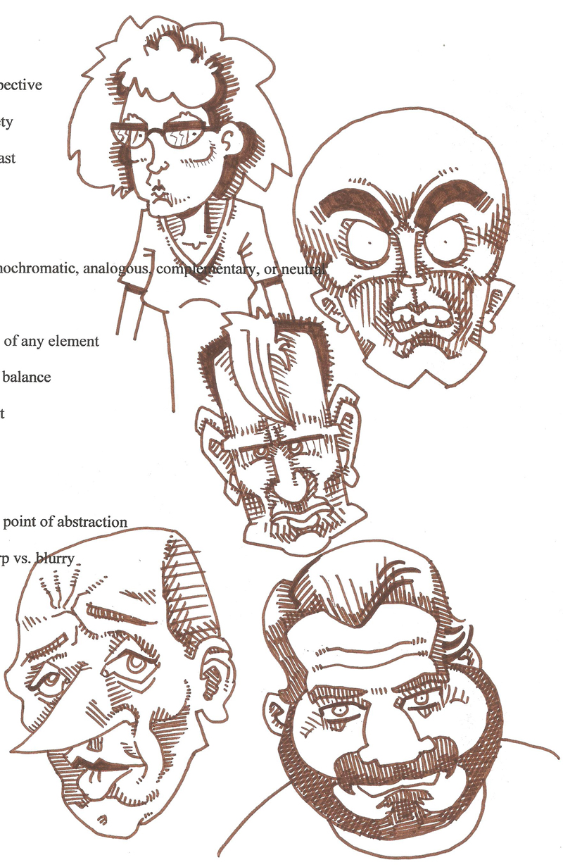 marker faces