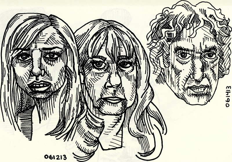 magazine drawings, day five